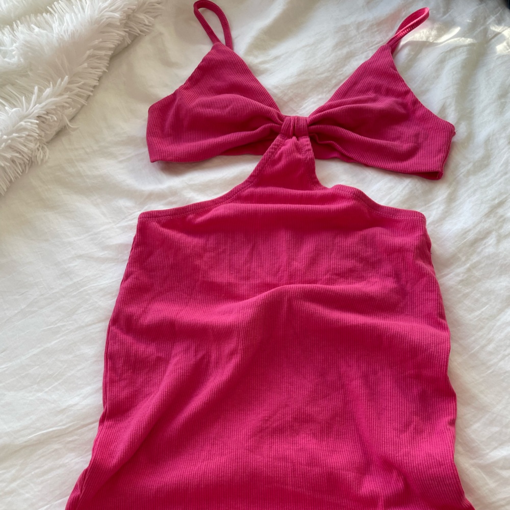 Hot Pink Going Out Dress